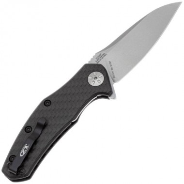 Нож складной ZERO TOLERANCE 0770CF, Carbon Black, CPM S35VN клинок P 8,3 см
